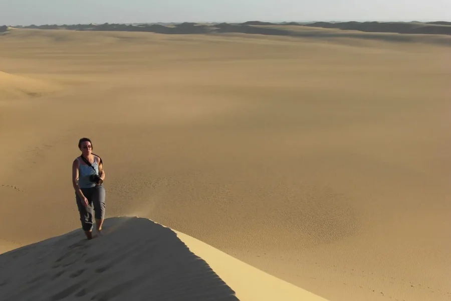 White Desert Camping
