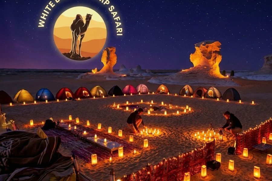 Abu Muharrak sand dunes, Djara cave, white desert camp 7 days